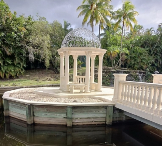 Bridge and Island Gazebo